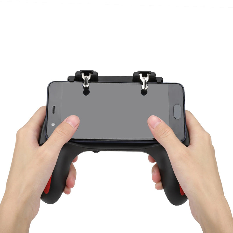 Gamepad with cooler for cell phone